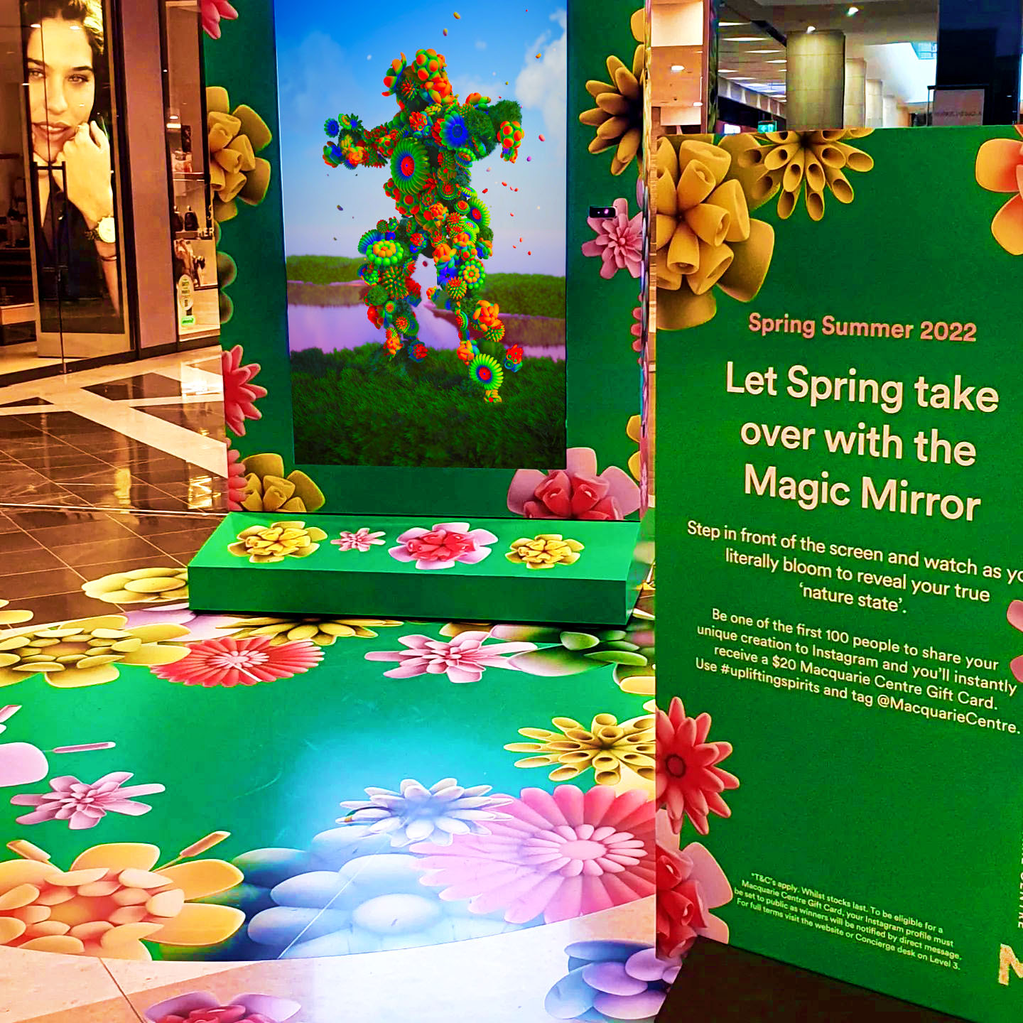 VANDAL Magic Mirror™ for the Macquarie Center 'Spring Into Action' Experiential campaign