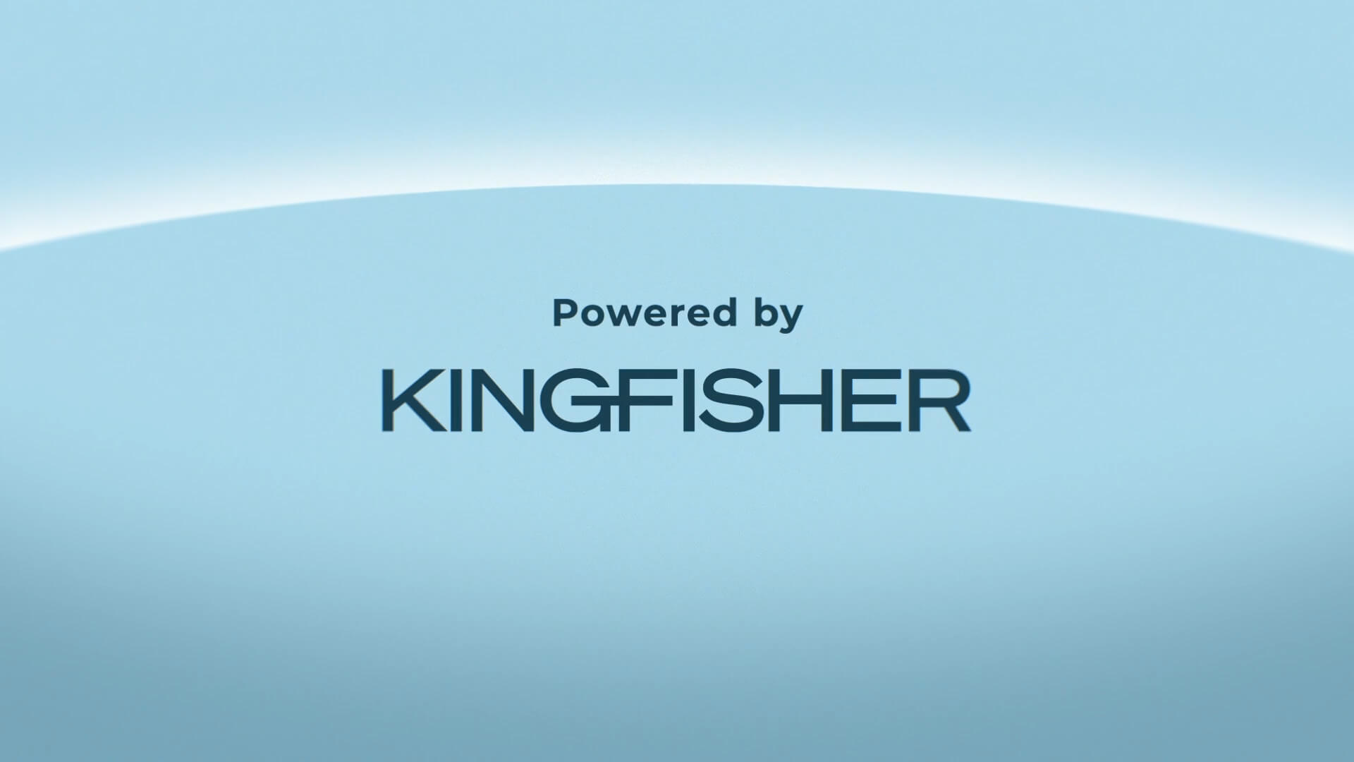 The Kingfisher logo on a blue background.