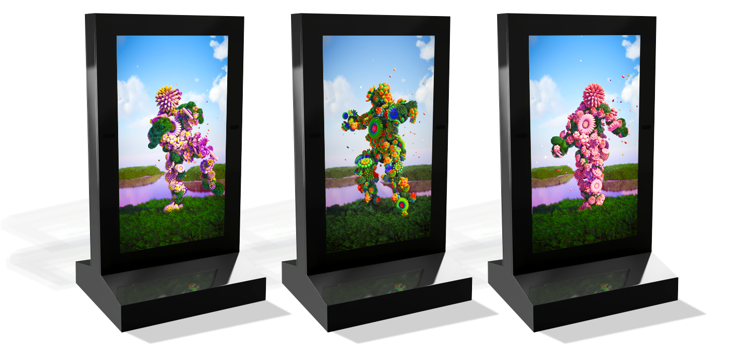 Concept image of the VANDAL Magic Mirror™ for the Macquarie Center 'Spring Into Action' Experiential campaign